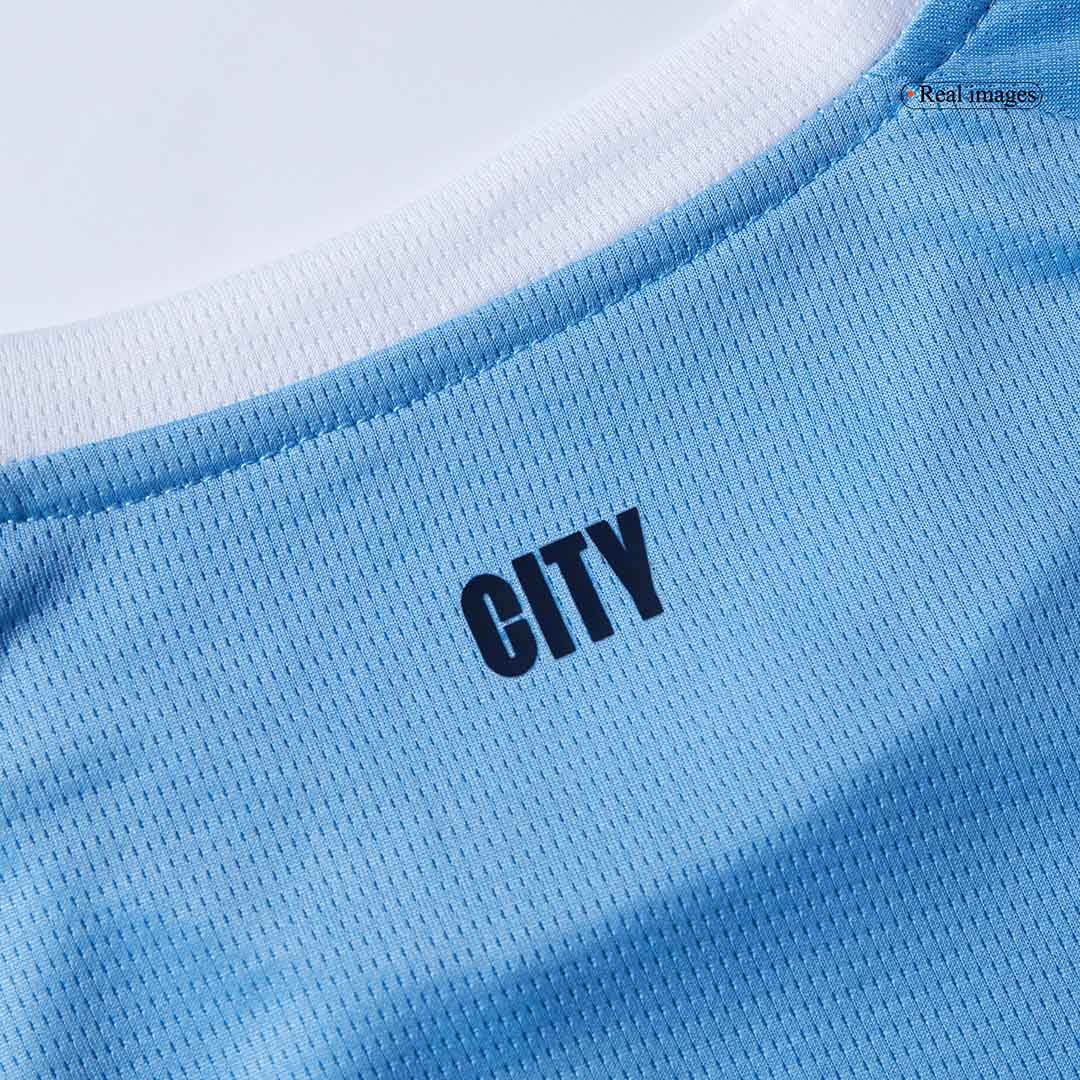 Set Tricouri Fotbal Manchester City Acasă 2025/26 Pentru Copii