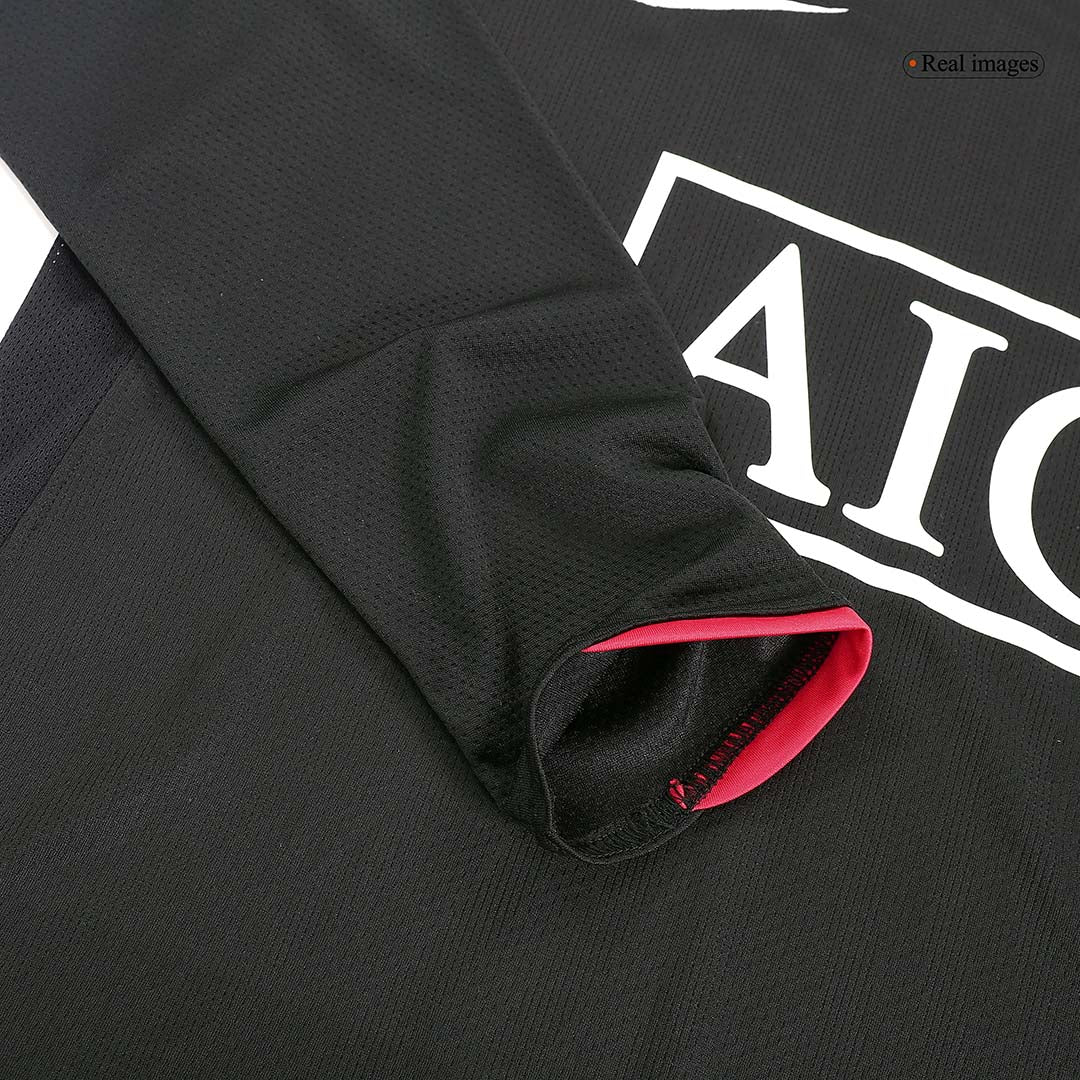 Tricouri Fotbal Vintage Manchester United RONALDO #7 Deplasare 2007/08 Mânecă Lungă