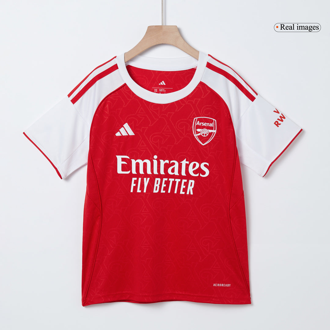 Set Tricouri Fotbal Arsenal Acasă 2025/26 Pentru Copii