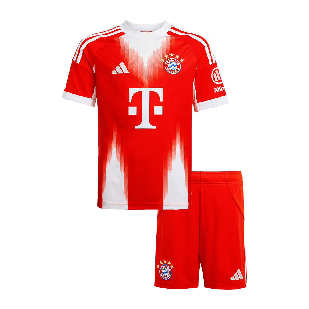 Set Tricouri Fotbal Bayern Munchen Acasă 2025/26 Pentru Copii