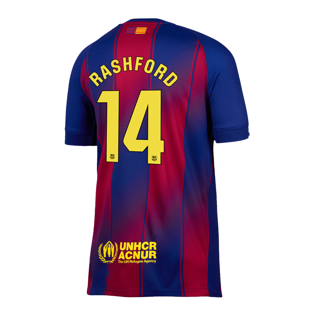 Tricouri Fotbal Barcelona RASHFORD #14 Acasă 2025/26 - Premium