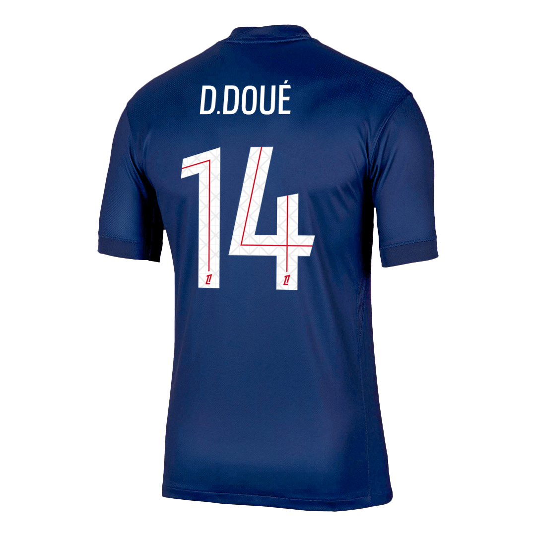 Tricouri Fotbal PSG D.DOUÉ #14 Acasă 2025/26 - Premium
