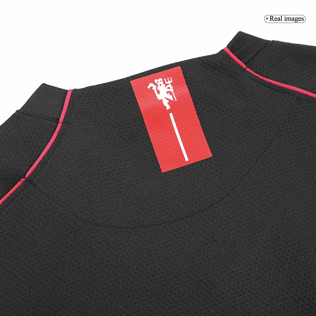 Tricouri Fotbal Vintage Manchester United RONALDO #7 Deplasare 2007/08 Mânecă Lungă