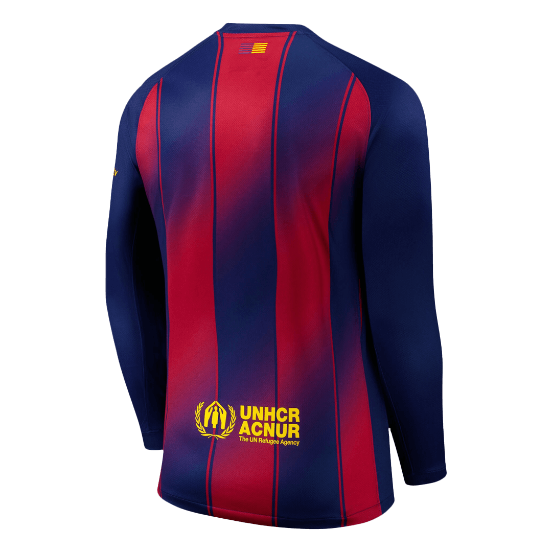 Tricouri Fotbal Barcelona Acasă 2025/26 Mânecă Lungă