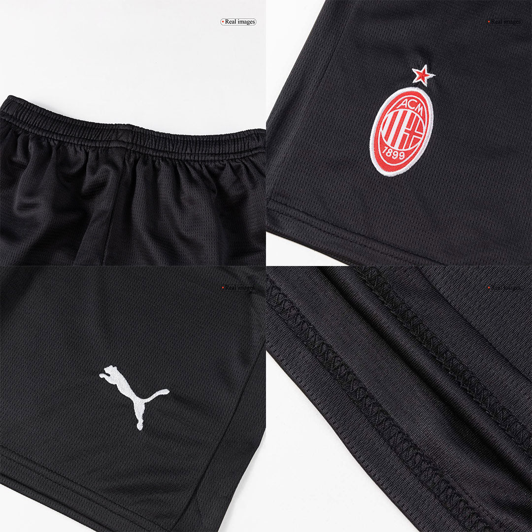 Set Tricouri Fotbal AC Milan Acasă 2025/26 Pentru Copii