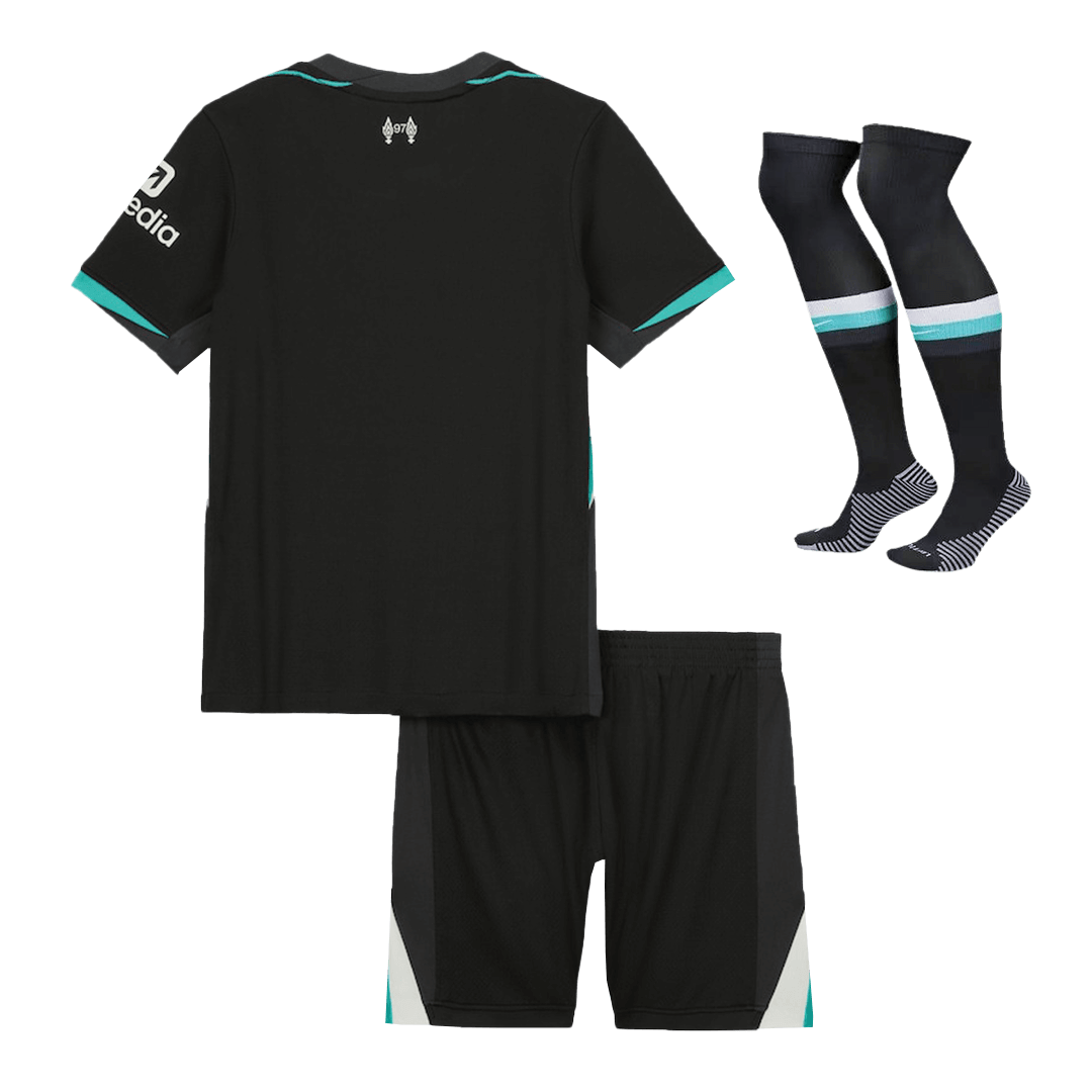 Set Tricouri Fotbal Liverpool Deplasare 2024/25 Pentru Copii.