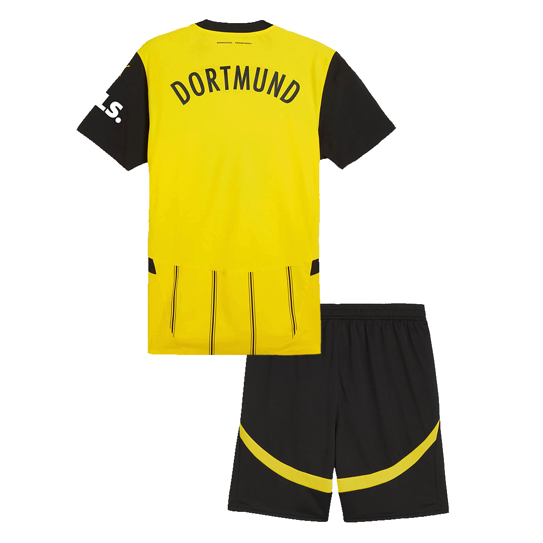 Set Tricouri Fotbal Borussia Dortmund Acasă Pentru Copii - Premium