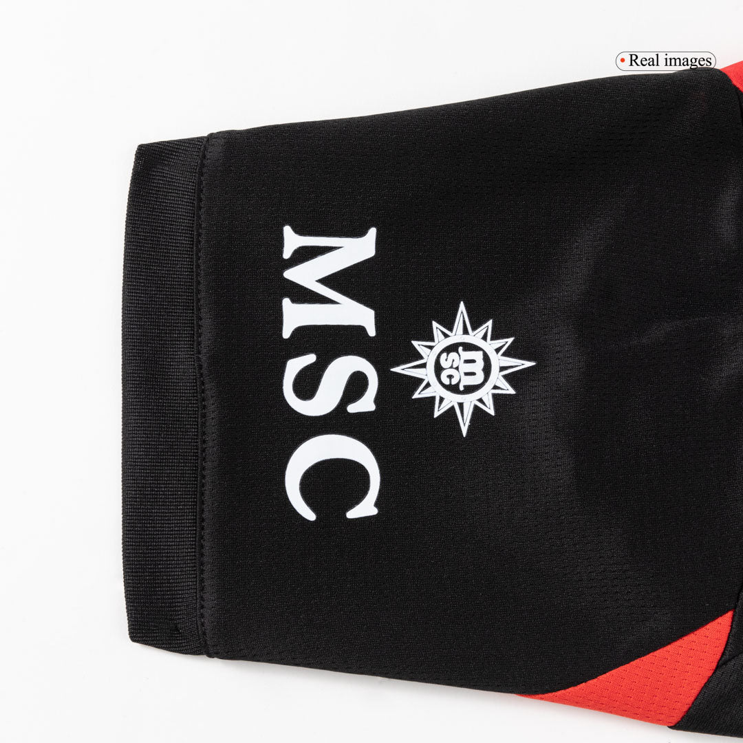 Set Tricouri Fotbal AC Milan Acasă 2025/26 Pentru Copii