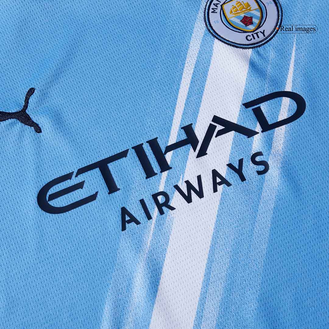 Set Tricouri Fotbal Manchester City Acasă 2025/26 Pentru Copii